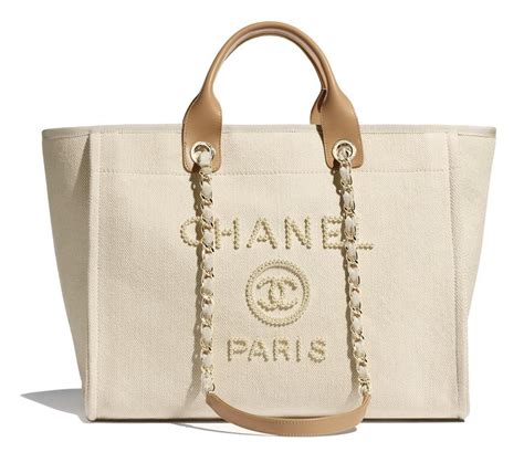 faux Chanel deauville tote